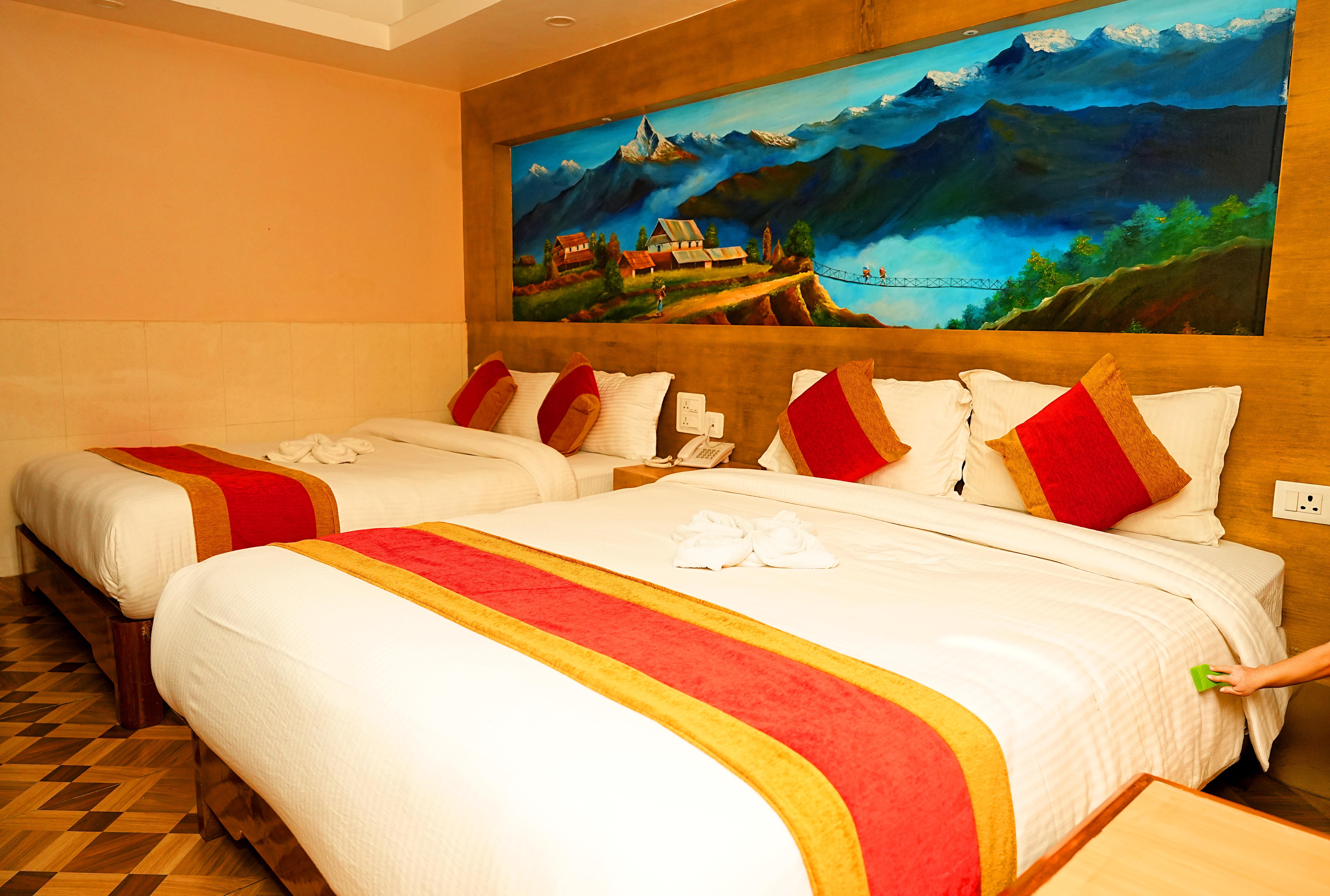 Rooftop Swimming Pool at JS Pashupati